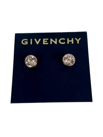 A pair of Givenchy Crystal Stud Earrings