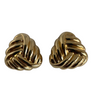 Vintage Christian Dior Love Knot Clip On Earrings