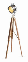 Spotlight Two Tone with Natural Wood Tripod