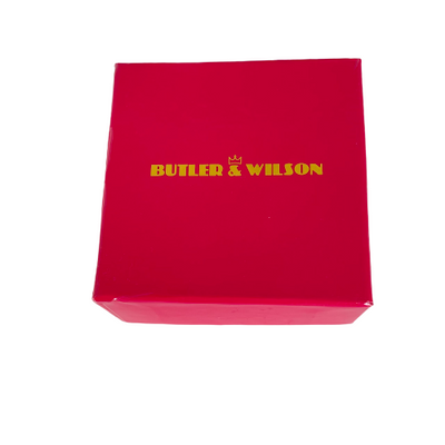 A Butler & Wilson Vintage Panda Pink Ribbon Brooch