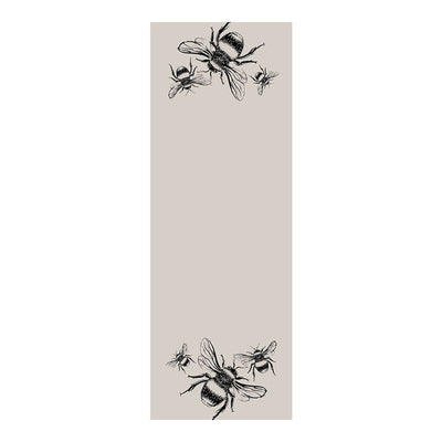 Linen Table Runner - Bee Design