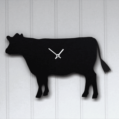 Cow Clock - annabeljames