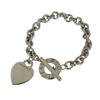 A Vintage Tiffany Heart and Toggle Bracelet