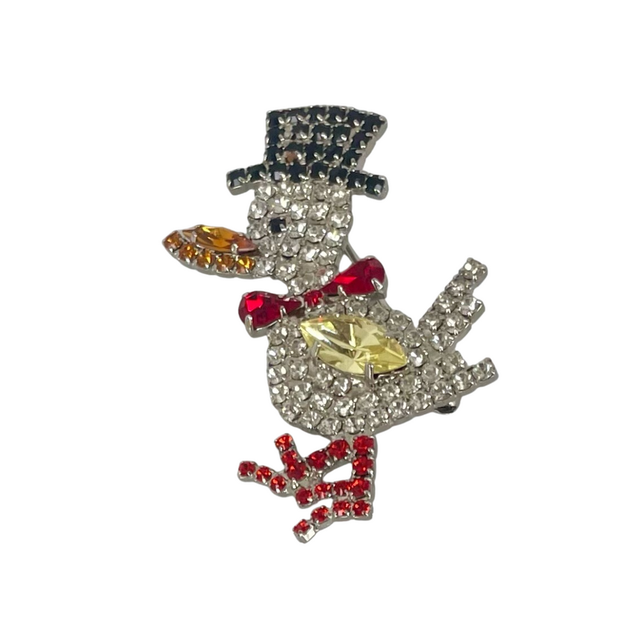 A Vintage Butler & Wilson Vintage Duckling in Top Hat Brooch
