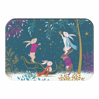 Sara Miller Woodland Tales Hares Tin filled with Mint Imperials