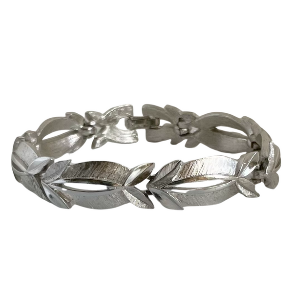 Trifari silver 2025 bangle bracelet