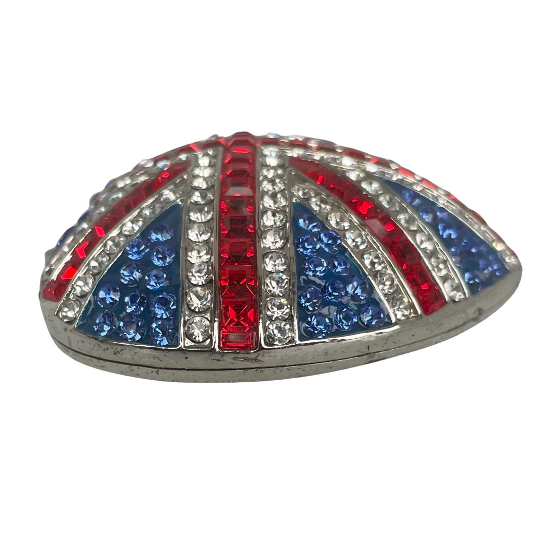 A Butler & Wilson Large Union Jack Crystal Pendant