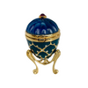 A vintage Fabergé style Enamelled Egg