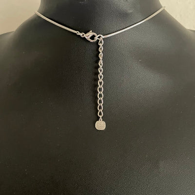 Grossé (Dior) Chain Necklace with Heart-Cut Crystal Pendant, Original Box