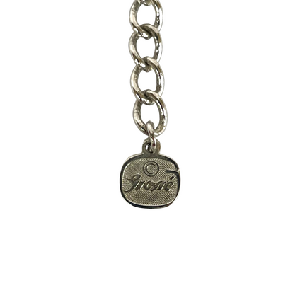 Grossé (Dior) Chain Necklace with Heart-Cut Crystal Pendant, Original Box