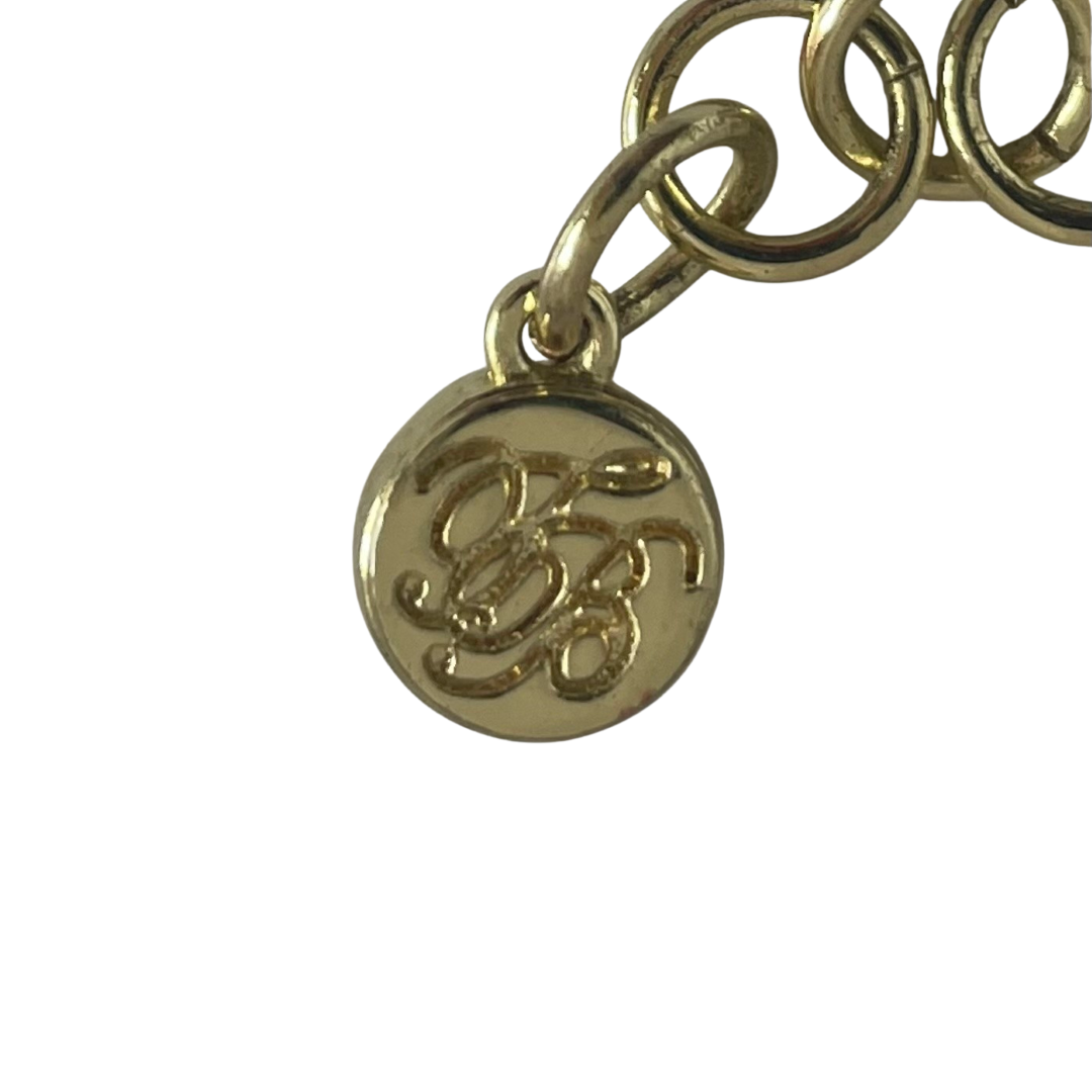 Vintage Gold-Tone Lemon Drop Necklace