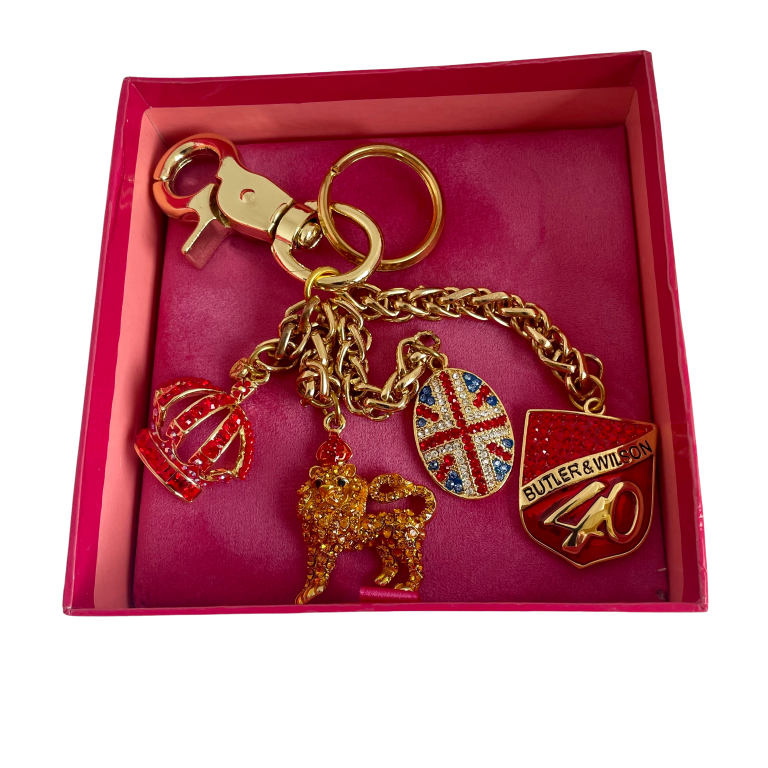 A Butler & Wilson 40th Anniversary Commemorative Key Ring / Handbag Charm