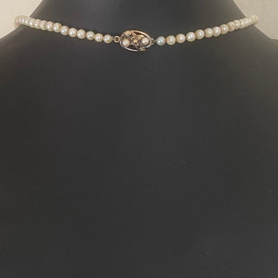 Vintage Graduated Cultured Pearl Necklace - Opera Length