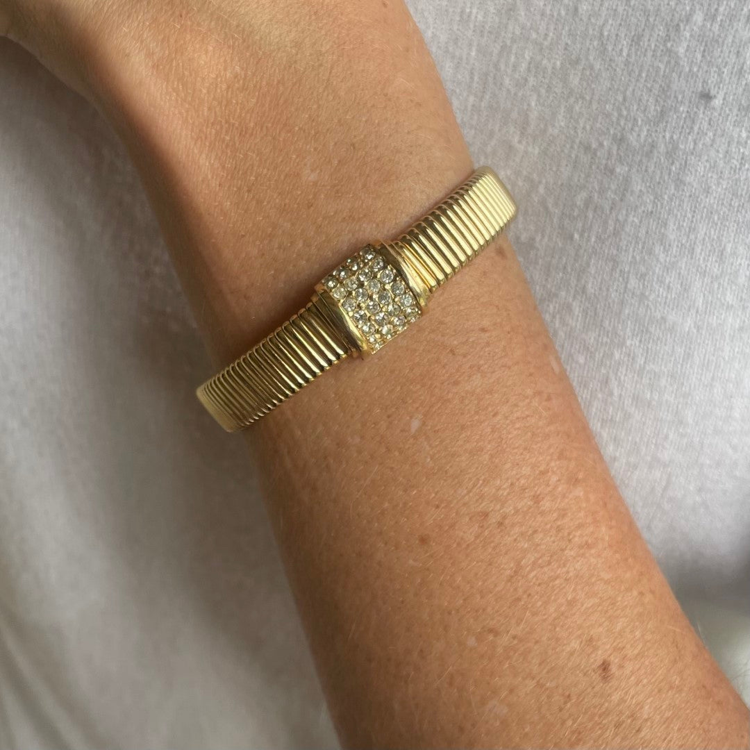 Vintage Christian Dior Flexible Bracelet, 1980s