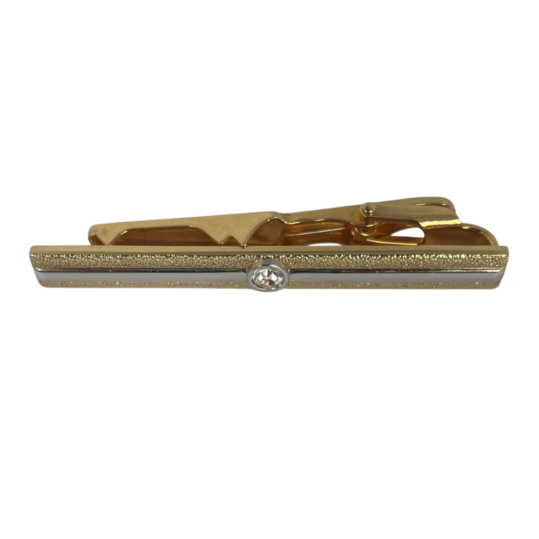 A Christian Dior Vintage Two-Tone Tie Clip