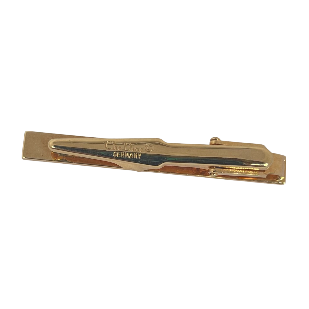 A Christian Dior Vintage Two-Tone Tie Clip