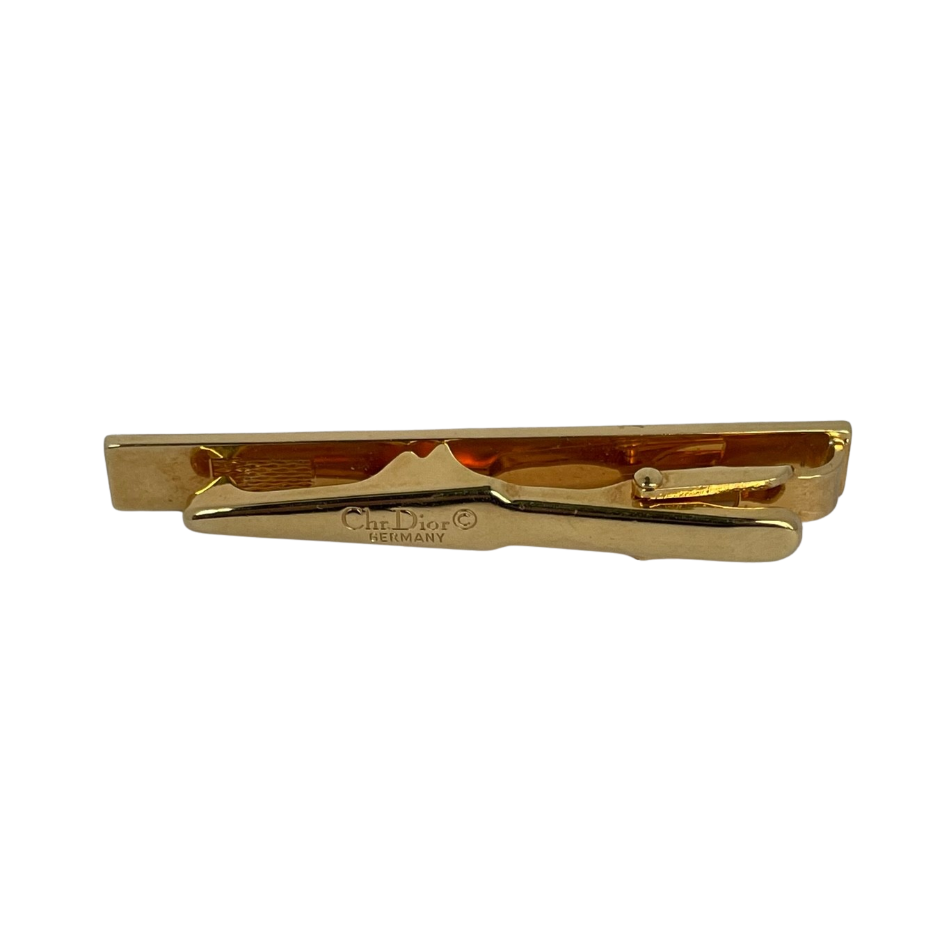 A Christian Dior Vintage Two-Tone Tie Clip