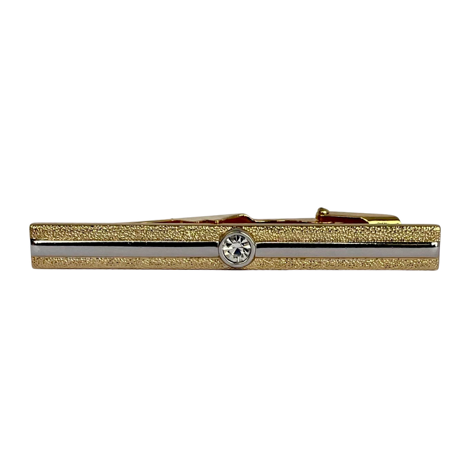 A Christian Dior Vintage Two-Tone Tie Clip