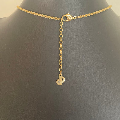Vintage Christian Dior Heart Pendant Necklace, 1980s