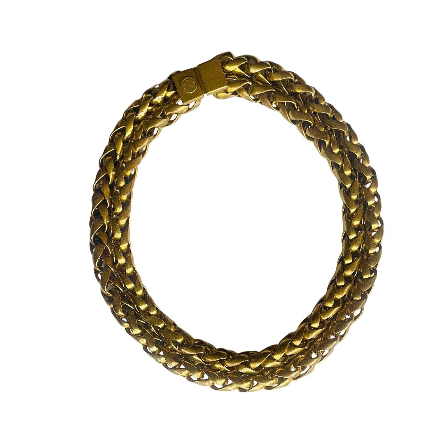 Vintage Butler & Wilson Gold-Tone Woven Necklace, 1980s