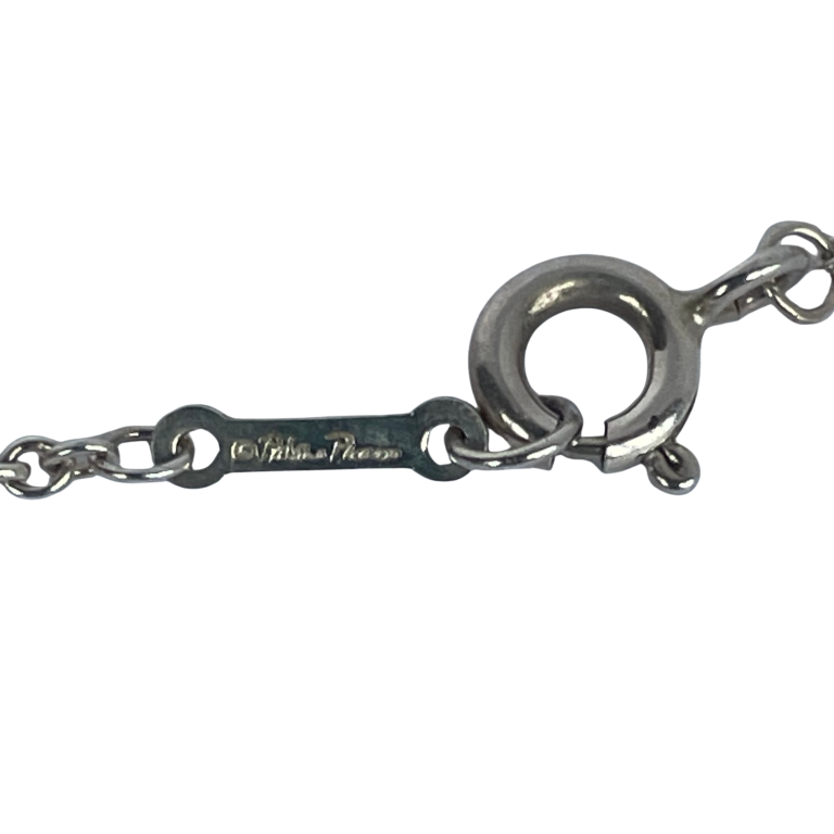 Vintage Tiffany & Co. Paloma Picasso Sterling Silver Olive Leaf Vine Bracelet.