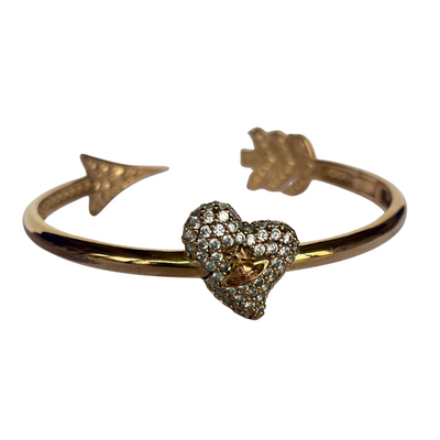 Vivienne Westwood Cupid Heart and Arrow Bangle