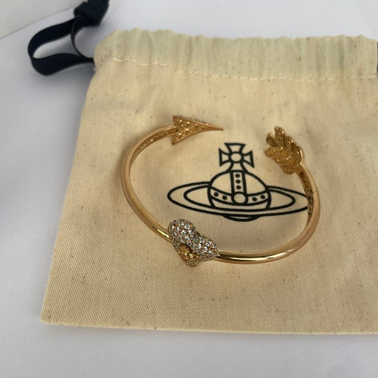 Vivienne Westwood Cupid Heart and Arrow Bangle