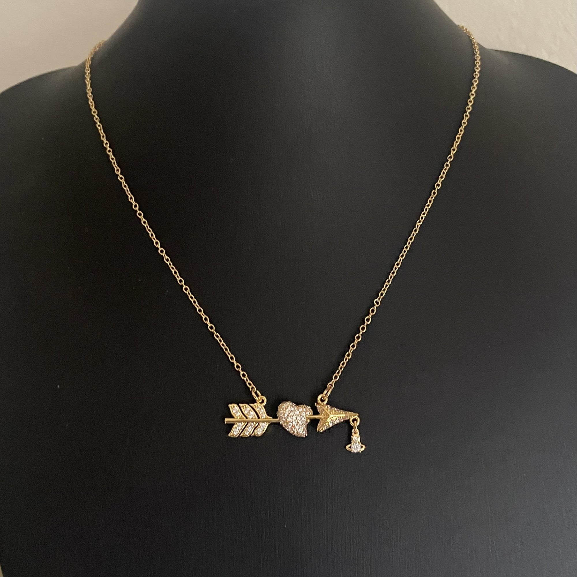 Vivienne Westwood Cupid Heart and Arrow Necklace