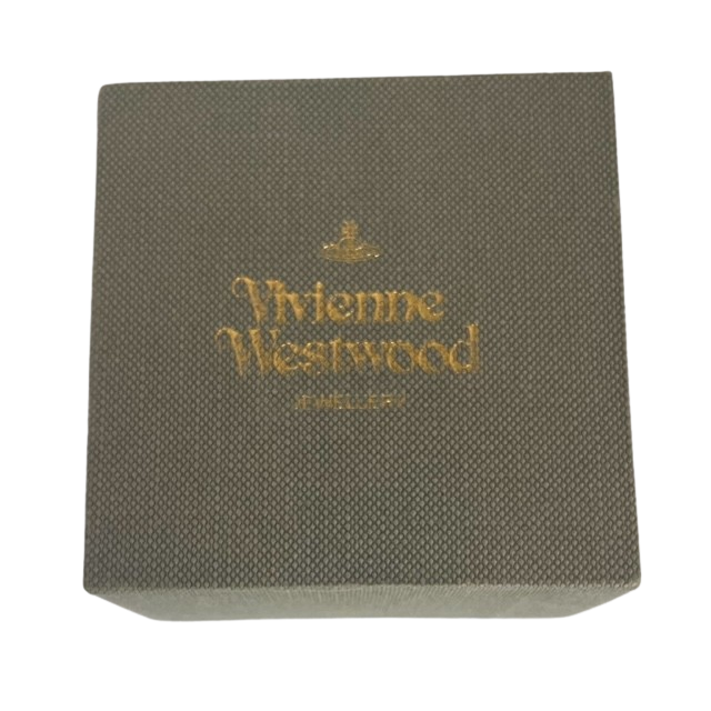 Vivienne Westwood Silver-Tone Crystal Orb Necklace  Boxed