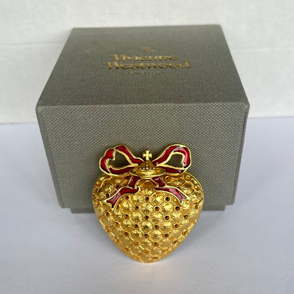 Vivienne Westwood BOUDOIRブローチ オーブ 苺 ゴールド 26012VivienneWestwoodBoudoirBr
