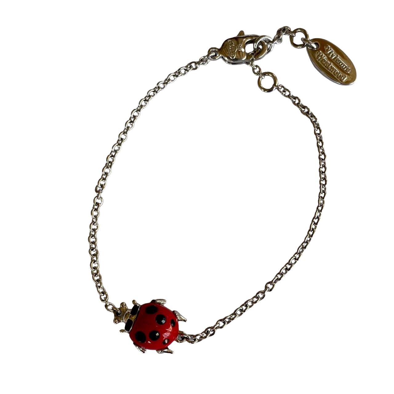 Vivienne Westwood Ladybird Bracelet, Silver Tone