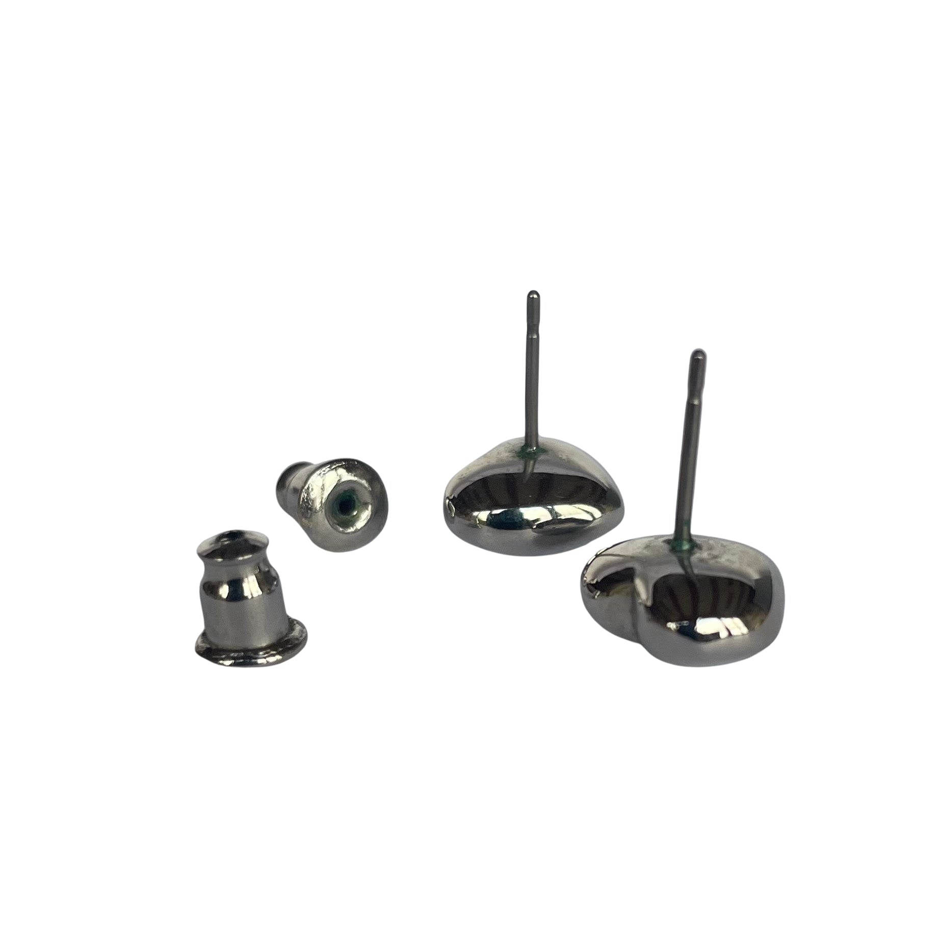 Vivienne Westwood Small Heart Silver-Tone Orb Stud Earrings