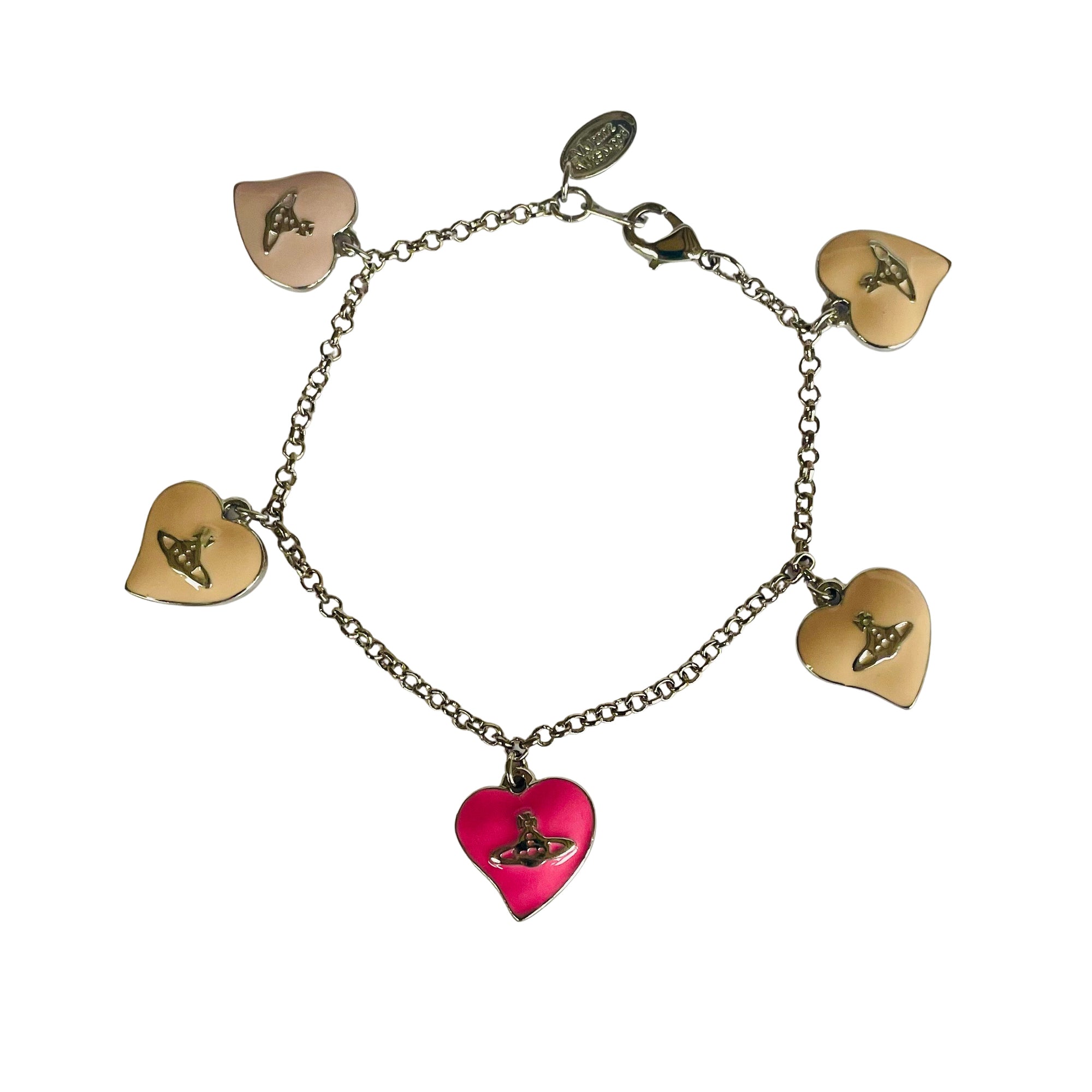 Vivienne Westwood Vintage Heart Charm Bracelet