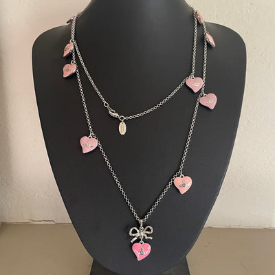 Vivienne Westwood Vintage Heart Charm Long Necklace