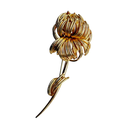 Rare Vintage Christian Dior Flower Brooch, 1960