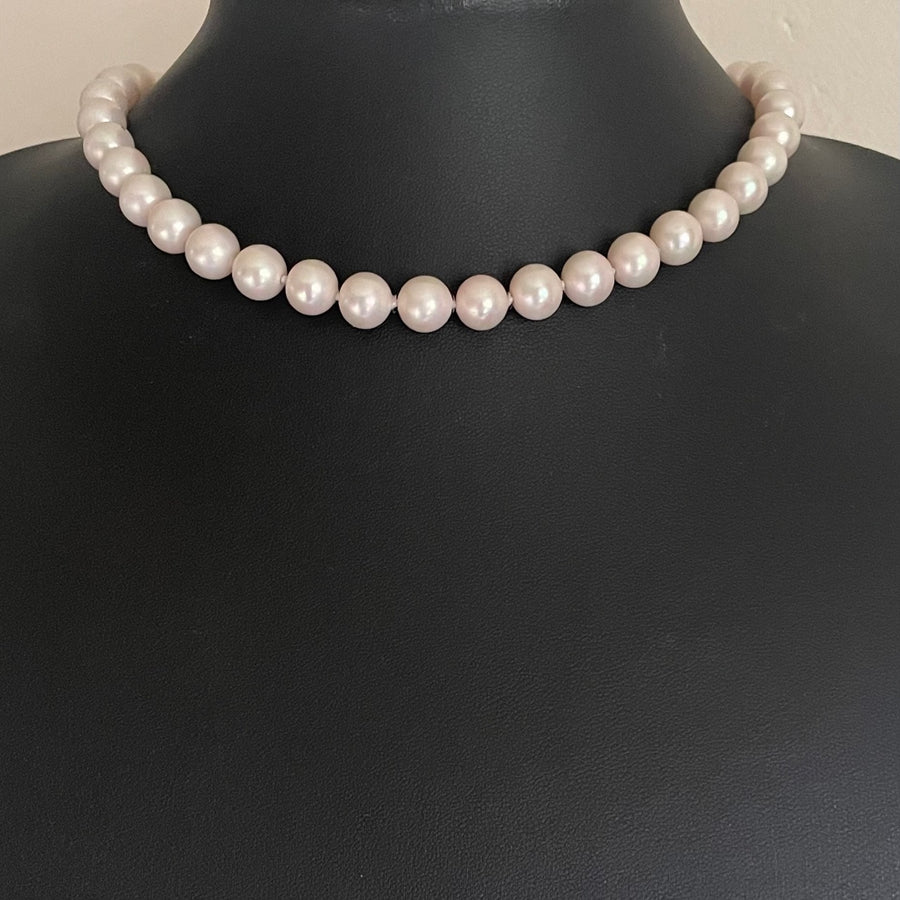 Vintage Christian Dior Perles Necklace – Silver Tone and Crystals, 1980s