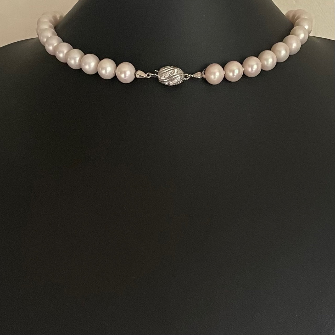 Vintage Christian Dior Perles Necklace – Silver Tone and Crystals, 1980s