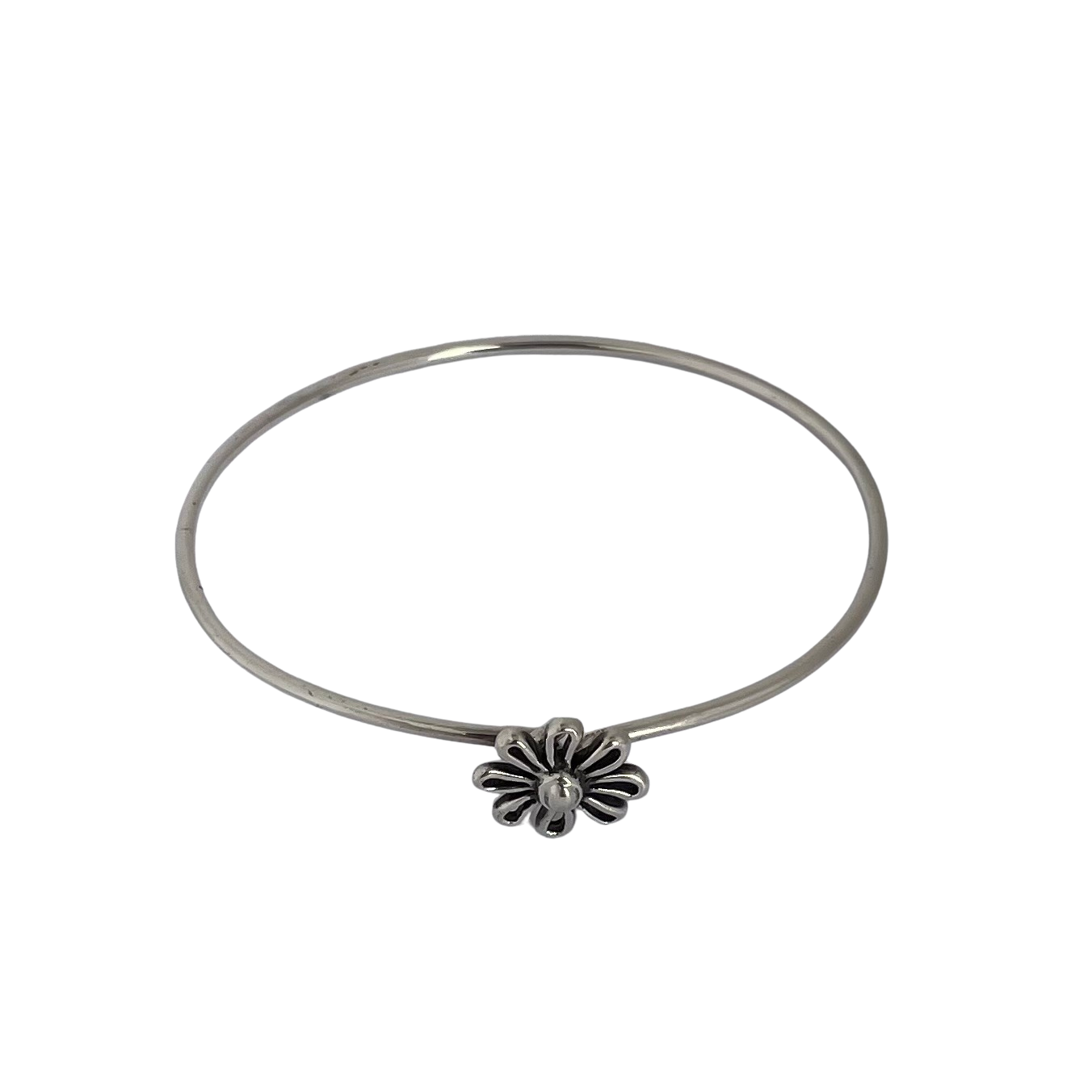 Vintage Tiffany & Co. Paloma Picasso Sterling Silver Daisy Bangle