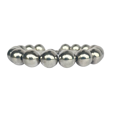 Tiffany & Co. HardWear Sterling Silver 10mm Ball Bracelet - 18mm, Boxed