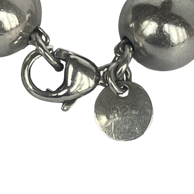 Tiffany & Co. HardWear Sterling Silver 10mm Ball Bracelet - 18mm, Boxed