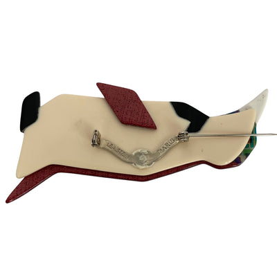 Léa Stein Paris King Penguin Brooch, Early 1990s