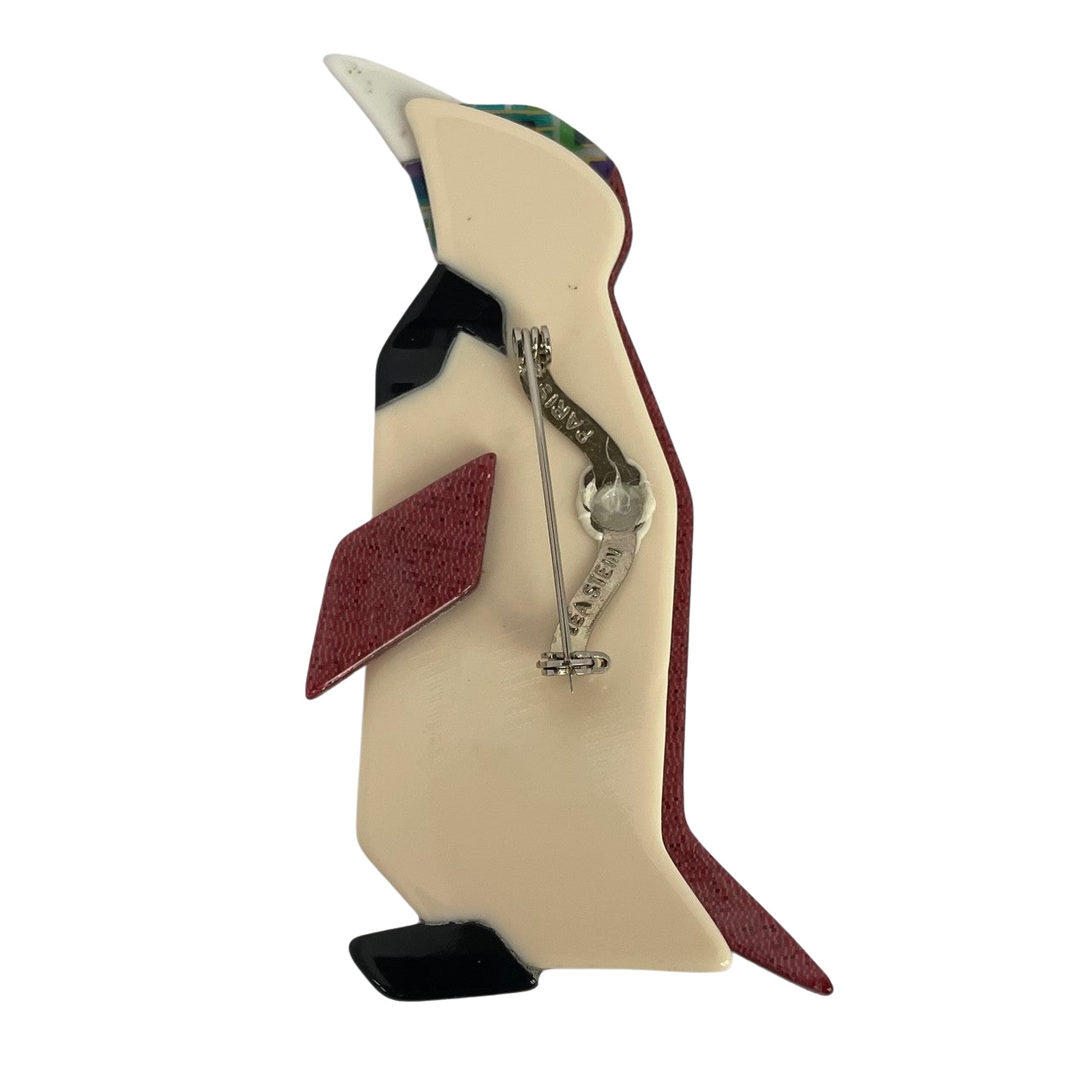 Léa Stein Paris King Penguin Brooch, Early 1990s