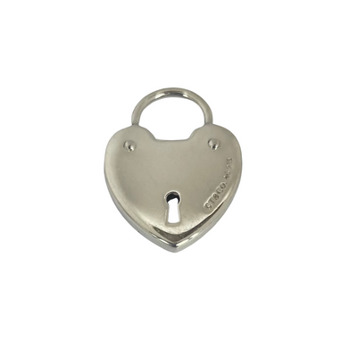 Vintage Tiffany & Co. Sterling Silver Heart Padlock Charm / Pendant