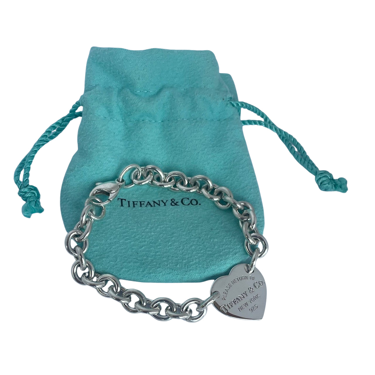 Vintage Tiffany & Co Return to Tiffany Sterling Silver Heart Tag