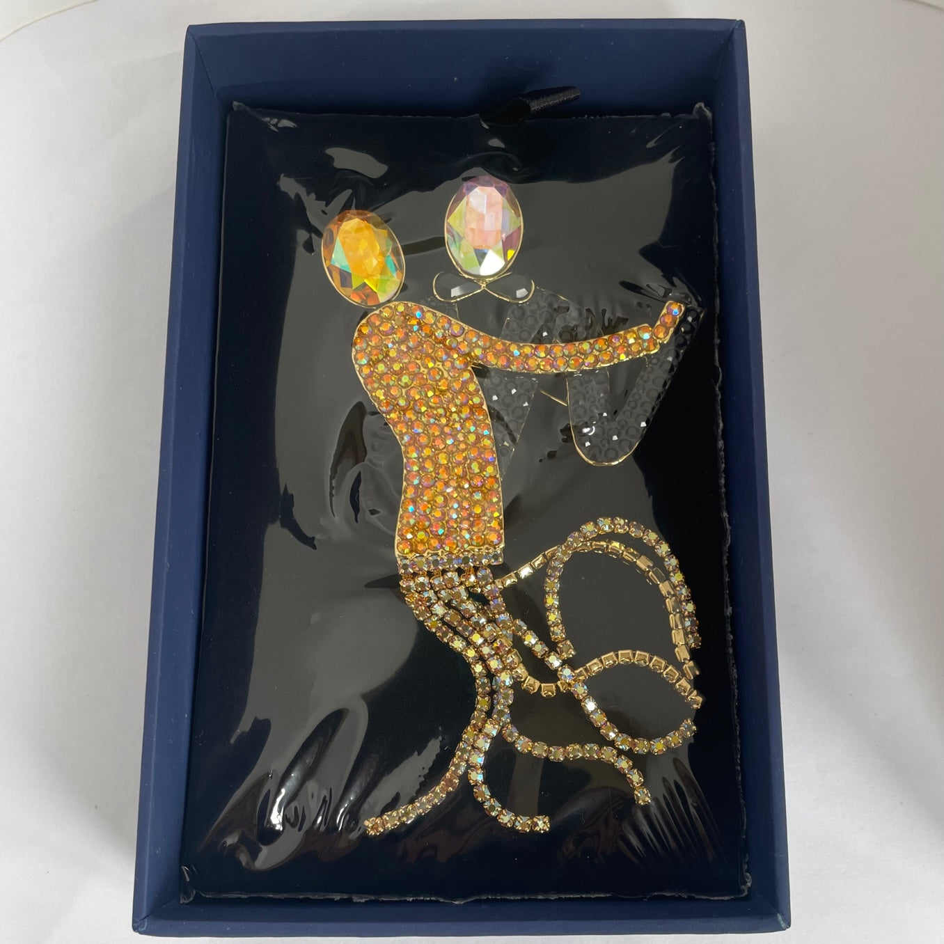 Butler & Wilson Limited Edition 50th Anniversary Dancing Couple Brooch, Sealed in Box
