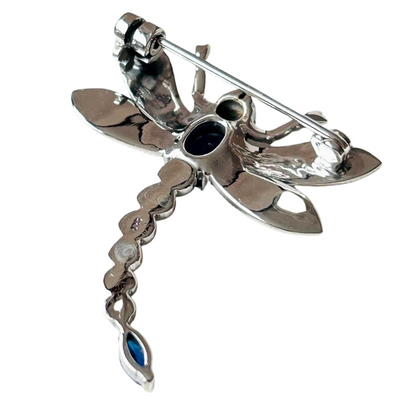 Sterling Silver Dragonfly Brooch