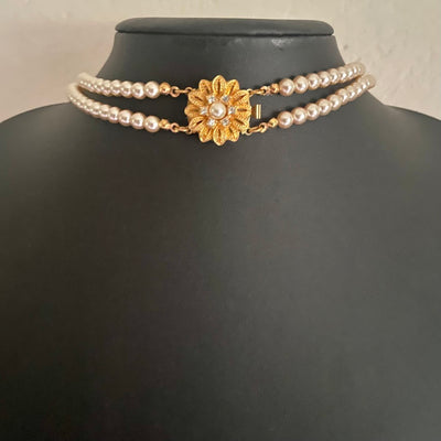 Vintage Helena Rubinstein Faux Pearl Lariat Necklace, 1980s