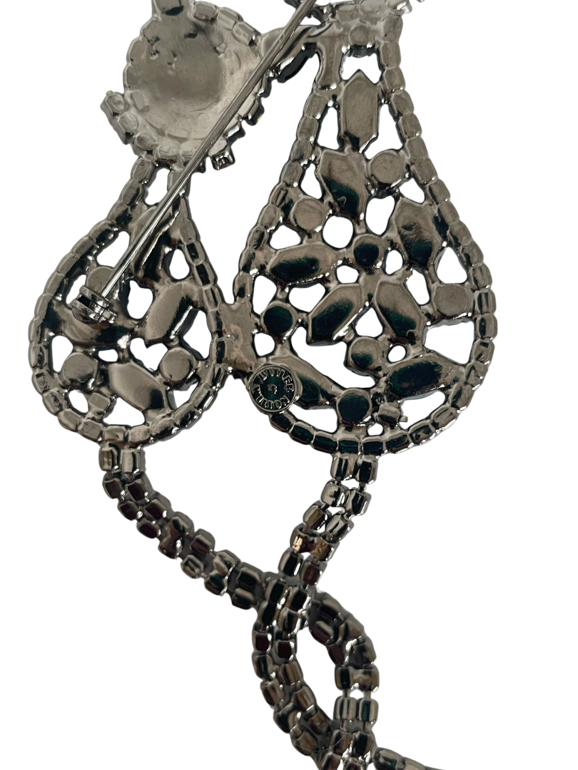 A Vintage Butler & Wilson Black Cats Large Brooch