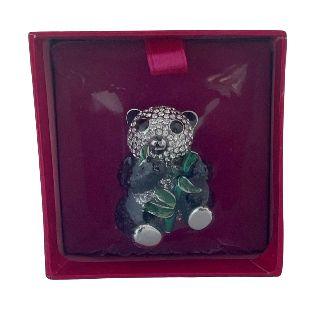 A Butler & Wilson Panda and Bamboo Brooch