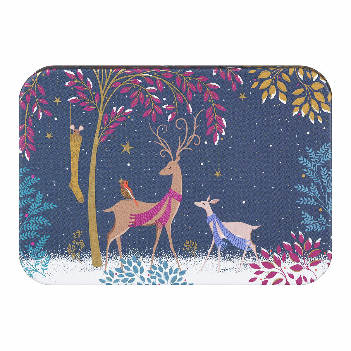 Sara Miller Woodland Tales Reindeer Tin filled with Mint Imperials